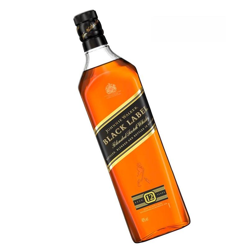 Johnnie Walker Black Label Blended Scotch Whisky 1000ml - Whisky